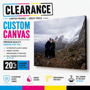 Canvas Prints Clearance Product